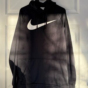 Nike Black Hoodie with White Logo